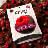 Choc-Coated Raspberry Crisps - 100g