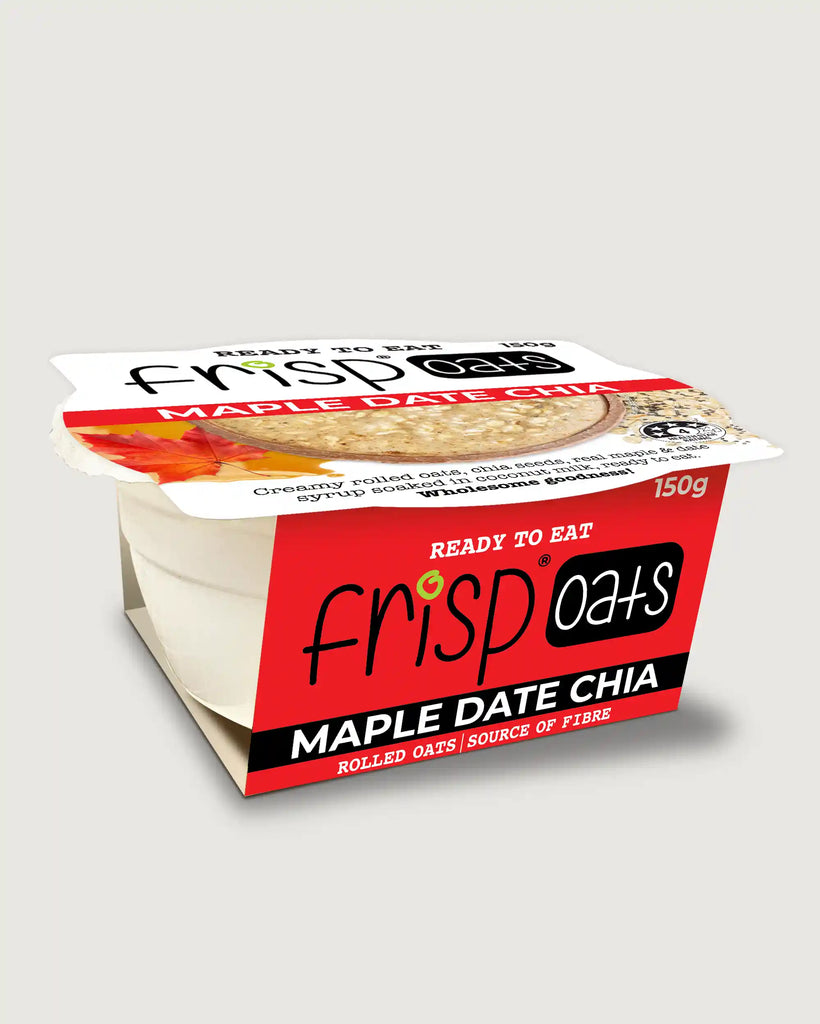 Frisp Healthy Breakfas RTE Oats Maple Date 150g Side 3D