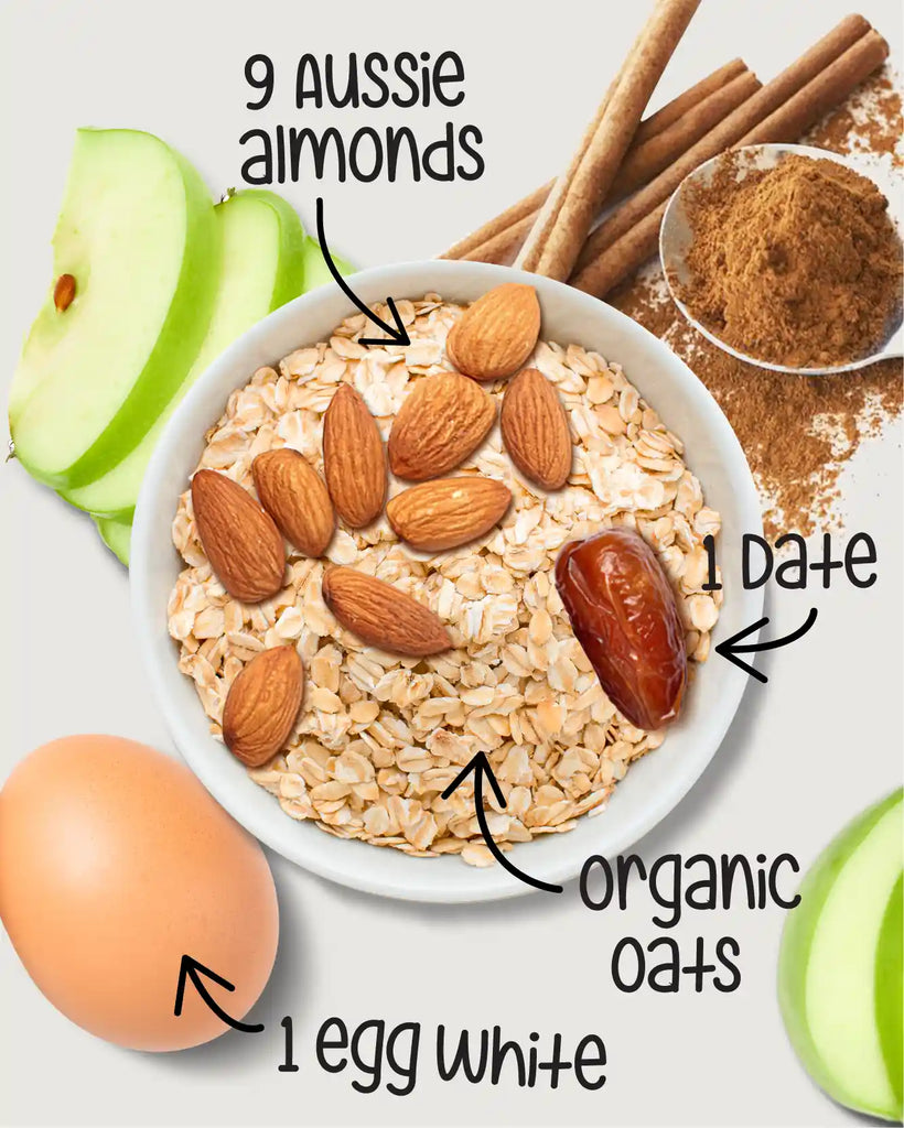 Frisp Healthy Breakfast Dry Oats Apple Cinnamon 65g Rollover