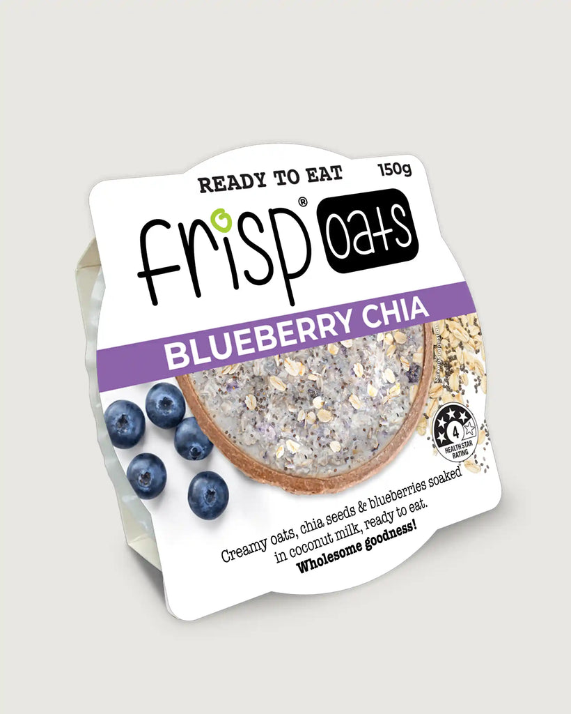 Frisp Healthy Breakfast RTE Oats Blueberry Chia 150g 3D
