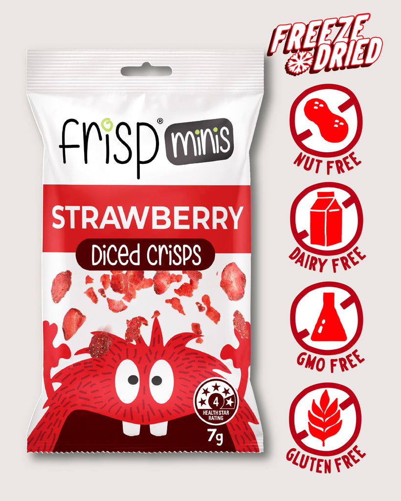 Mini's Multipack - Strawberry Diced Fruit Crisps - 35g