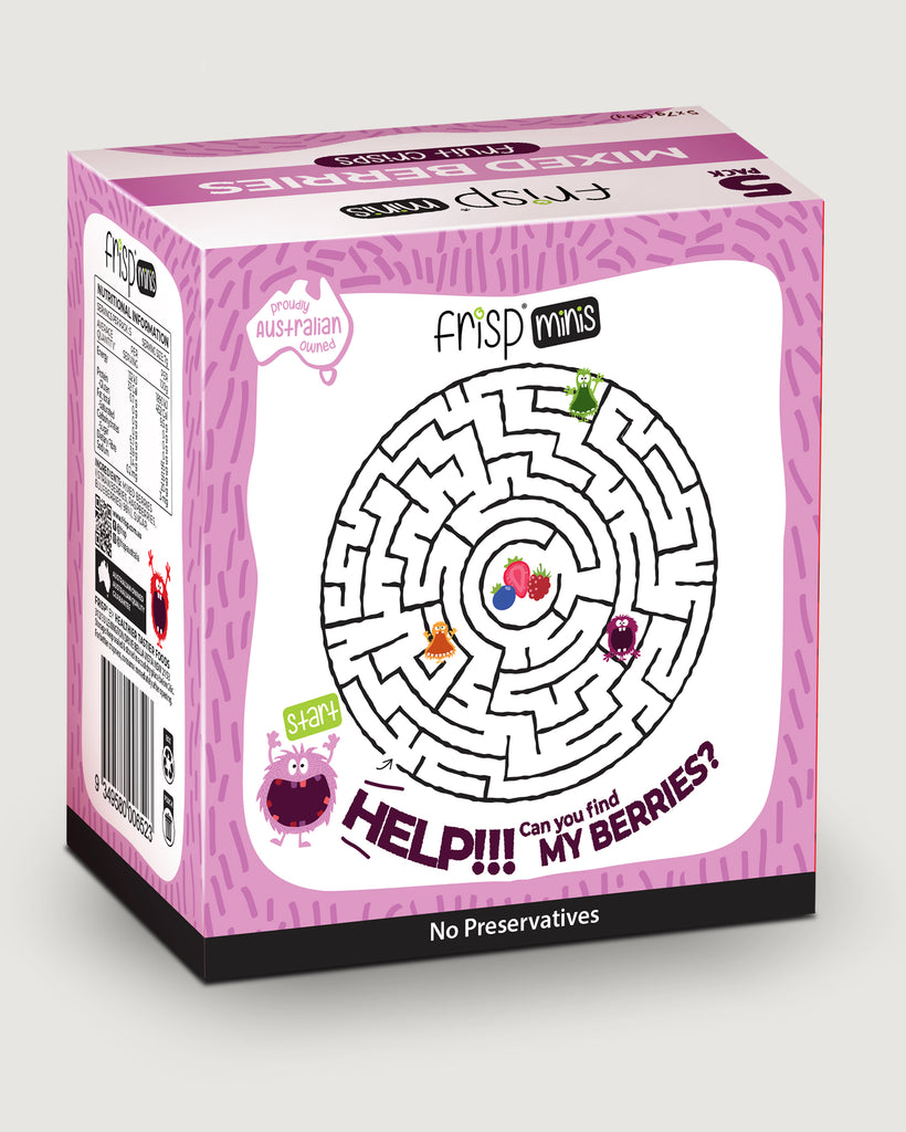 Mini's Multipack - Mixed Berries Diced Fruit Crisps - 35g