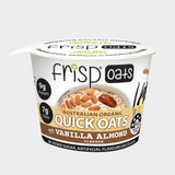 Frisp Australian Organic Quick Oats - Vanilla Almond 65g