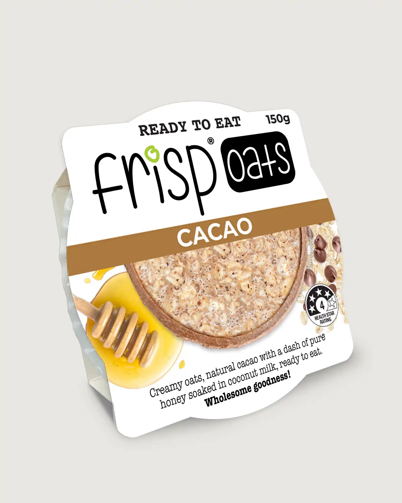 Frisp Healthy Breakfast RTE Oats Cacao 150g 3D