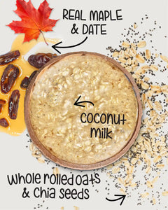 Frisp Healthy Breakfast RTE Oats Maple Date Rollover