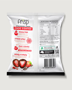 Choc-Coated Strawberry Crisps - 100g