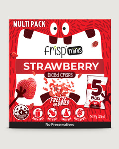 Mini's Multipack - Strawberry Diced Fruit Crisps - 35g